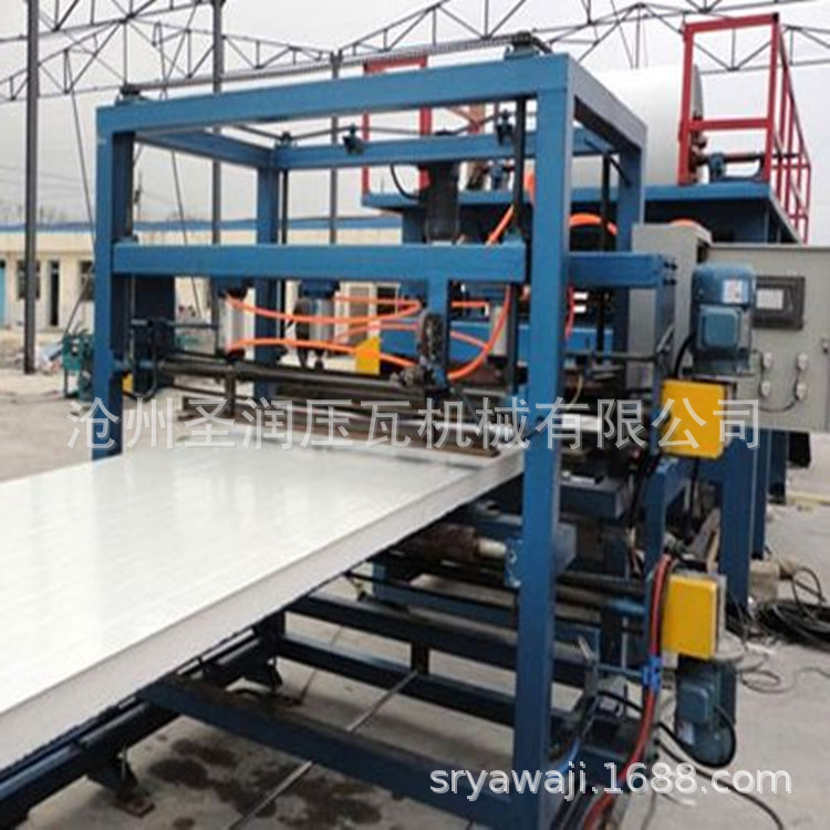 上海供应全自动单层泡沫夹芯板设备保温复合板机器彩钢夹芯板设备