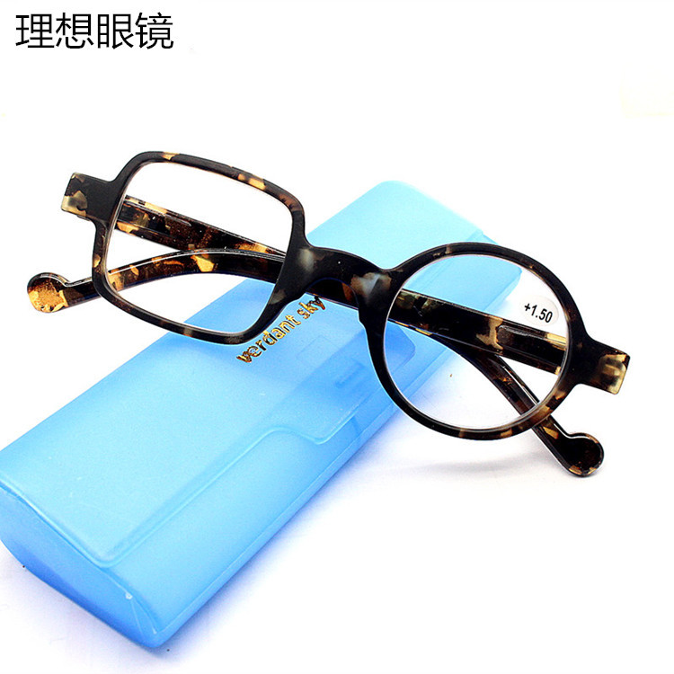 新款高质量小老花镜 简约方框男女通用老年眼镜超轻便携阅读眼镜