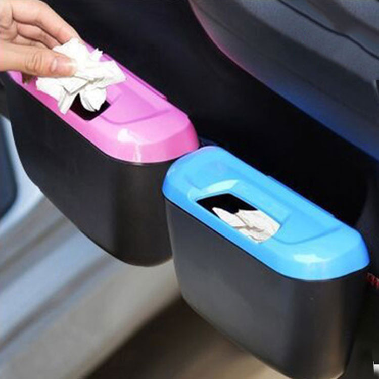 创意汽车车载挂式垃圾桶 汽车迷你车载纸篓 车用侧边多功能垃圾桶