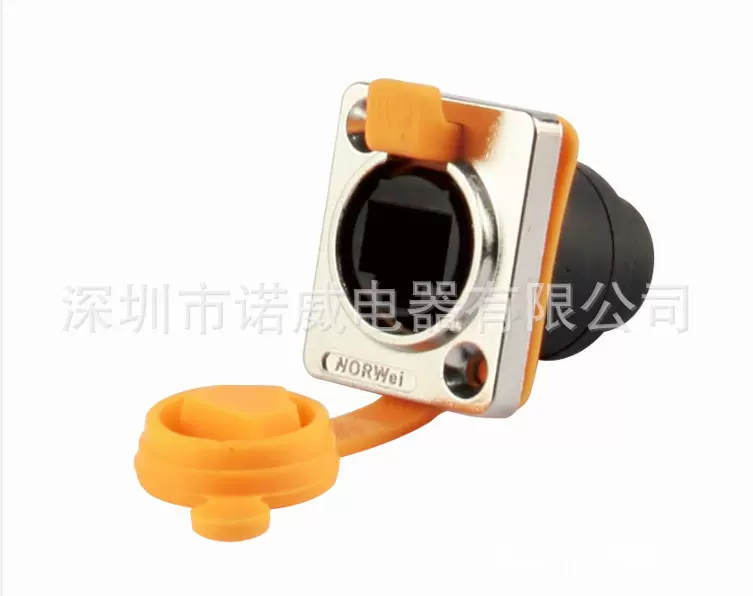 LED用金属防水ETHERKON数据信号连接器，结构优于Neutrik同类产品