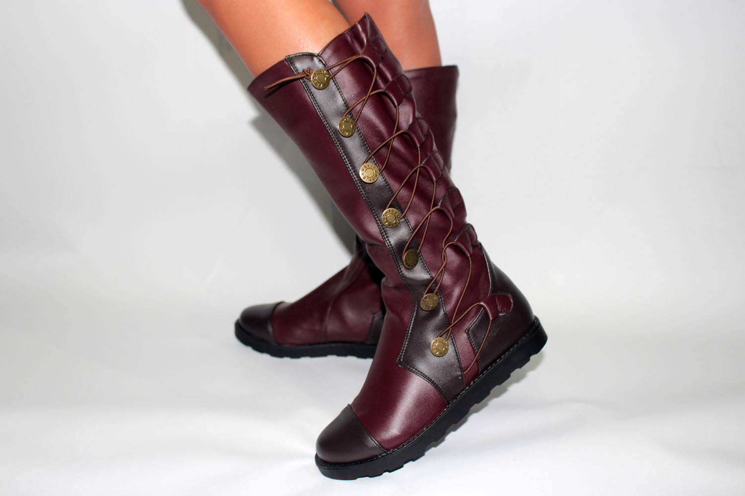 Bottes femme en pu - Ref 3355167 Image 28