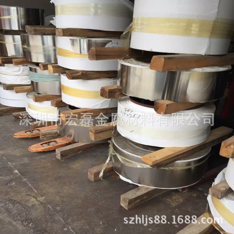 供应优质SUS301 304不锈钢带 发条弹簧专用不锈钢带 超薄不锈钢带