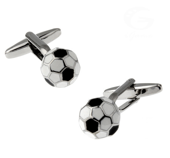 Sports Series Round Ball Football Cufflinks French Cuffstuds Men's Gift in stock