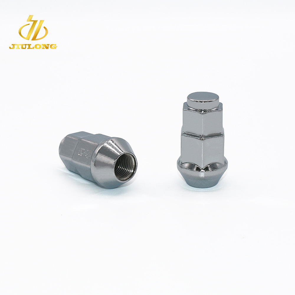 厂家自营 汽车轮胎螺母 双层法兰镀铬螺母 客供样螺母