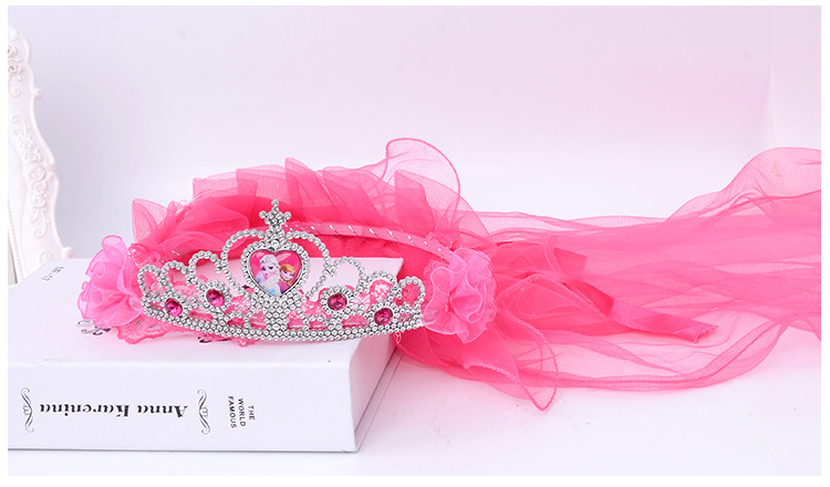 레드 중간 모래 보석 왕관