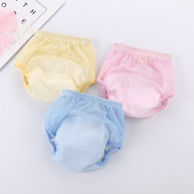 2020 New products Jibu 4 Gauze children Underwear net Budou baby Training Pants Infants ventilation Cloth diapers