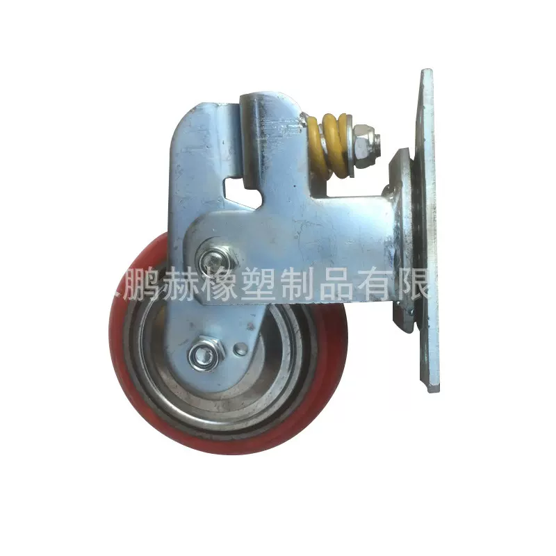 厂家批发韩式 6寸减震万向脚轮  万向聚氨酯轮子 来图来样 定做