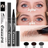 Cross -border dedicated to CMAADU 4 head -lasting waterproof liquid eyebrow pencil 4 fork eyebrow pencil foreign trade new explosion_EVPCT