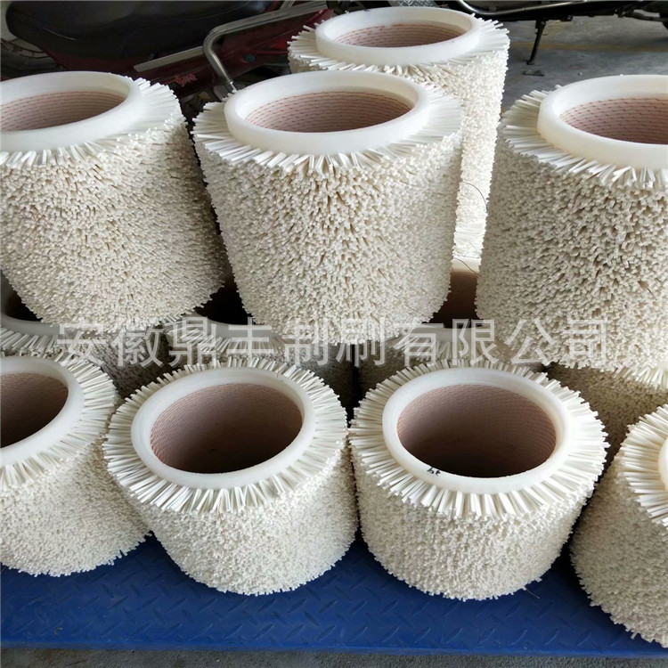 厂家直供玻璃抛光打磨猪鬃毛刷筒手机镜片抛光刷去毛刺除尘神器