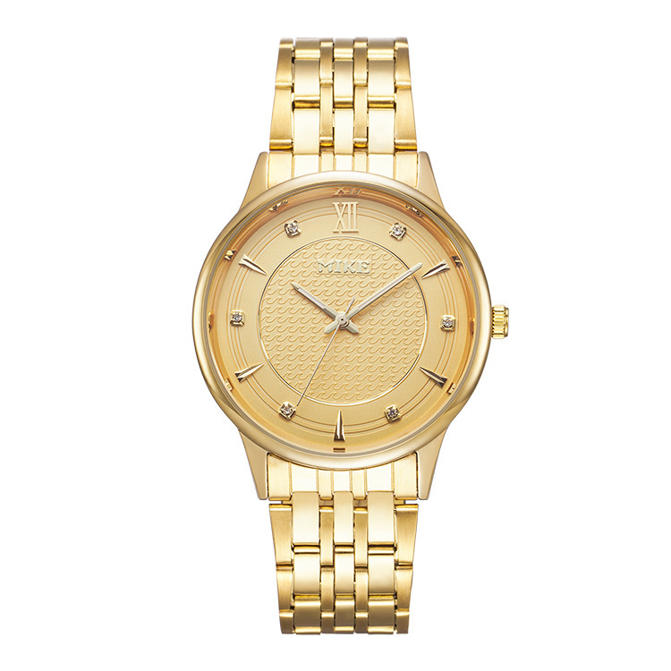MK MIKE fashion simple couple watch men's steel band quartz watch simple classic watch waterproof watch