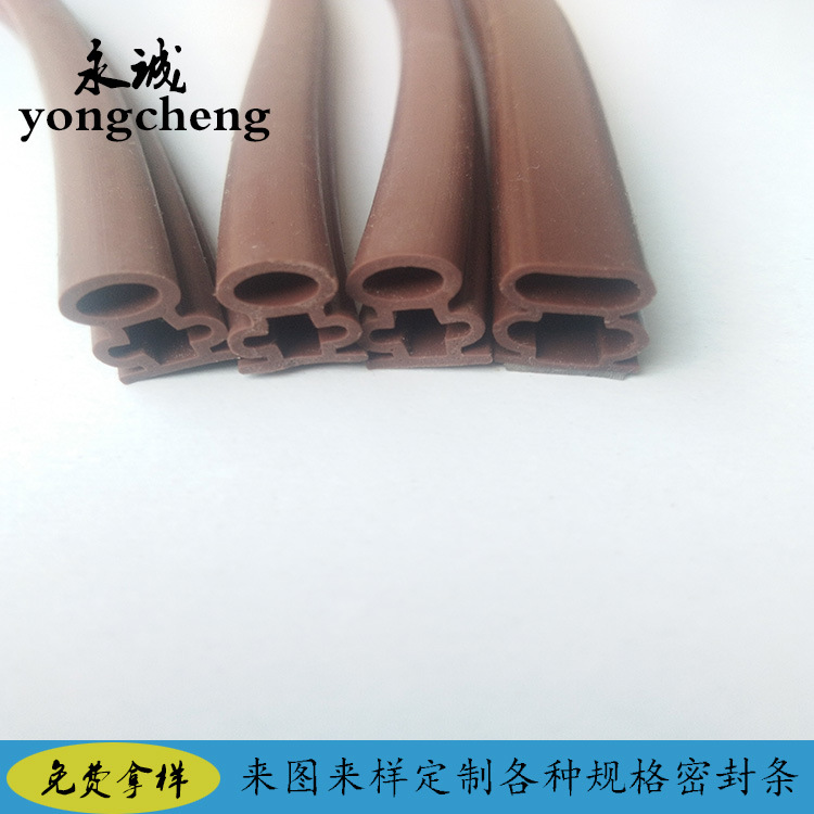 现货批发硅胶工字型防盗门密封条  静音隔音条 耐高温自粘硅胶