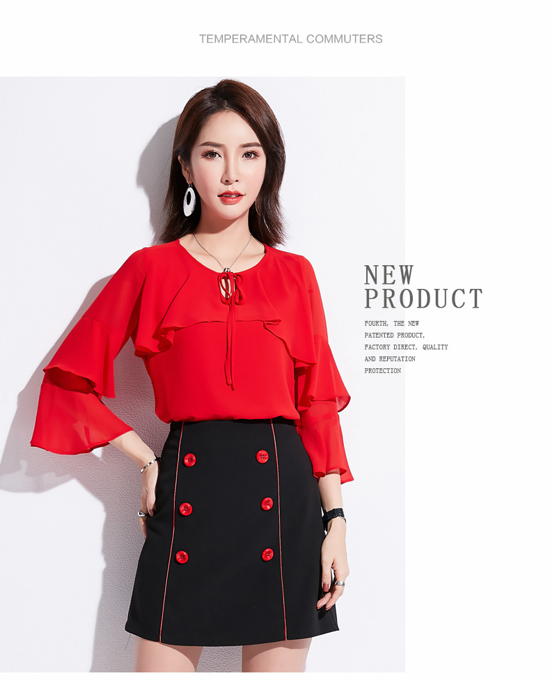 Costume femme VêTEMENTS SUOLIMEIYIZU  SUO LIMEI en Mousseline - Ref 3334349 Image 18