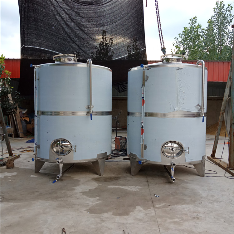 定制食品级槡葚酒发酵罐 不锈钢米勒板无菌白酒发酵设备专业加工