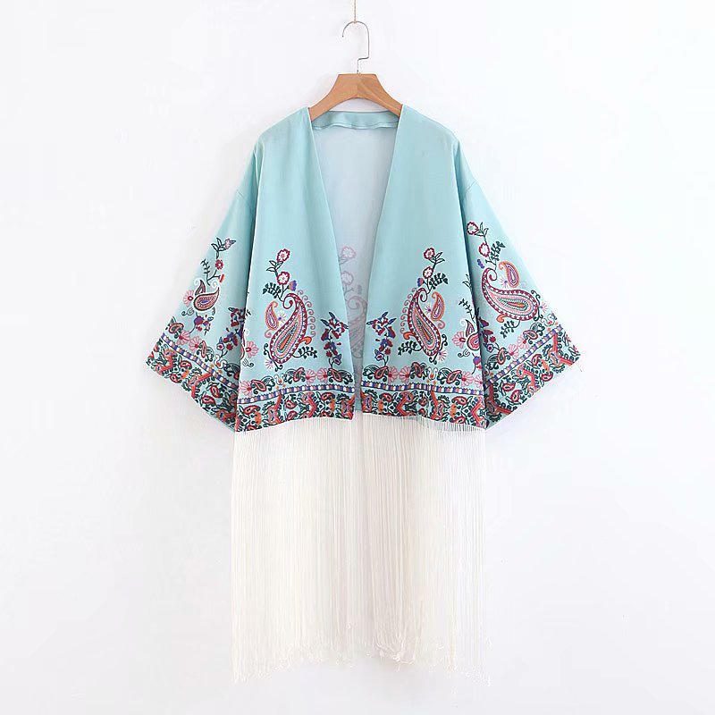 Chiffon Fashioncoat(Picture color -L) NHAM4422-Picture-color-L