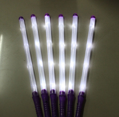 electronic rainbow big colorful flashing light stick