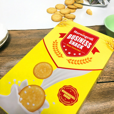 泰国进口Morningcall牛奶早餐饼干补充体力磨牙零食70g/盒下午茶|ms