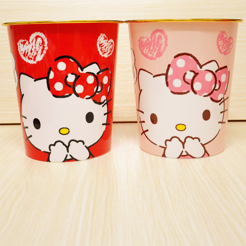 hellokitty Hello Kitty KT Cartoon trash originality household TOILET kitchen bedroom a living room Trash