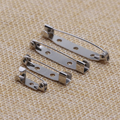 Factory direct sales of metal copper and iron simple safety pins, badges, brooches, fabric corsage accessories