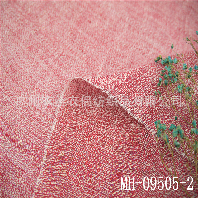 纯亚麻色织乱纹纯亚麻色织乱纹面料麻布夏天春天纯亚麻服装布料