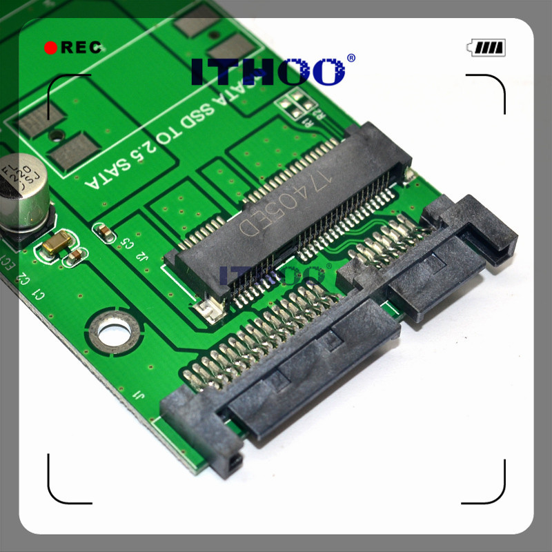 ֱ��mSATAתSATA ת�ӿ�minSATA to SATA3.0 SSD��̬Ӳ��ת�ӿ�