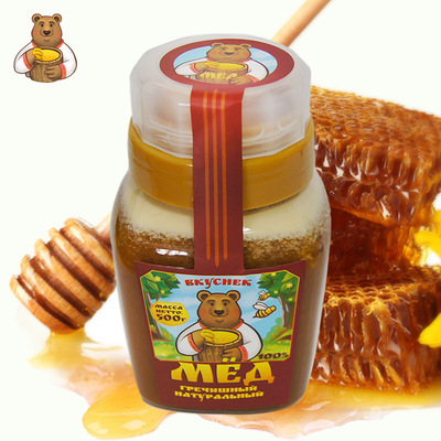 (bkychek)美味牌荞麥蜂蜜500g/瓶 俄羅斯進口 蜂蜜