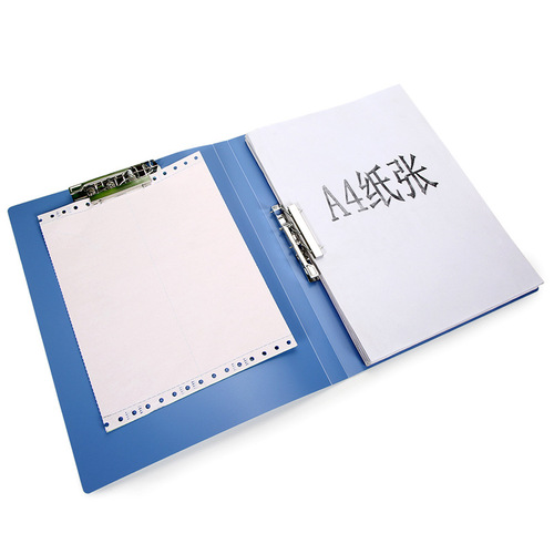 Huajie factory wholesale A4 folders single and double clamps spring clip holders document folders file holders office supplies