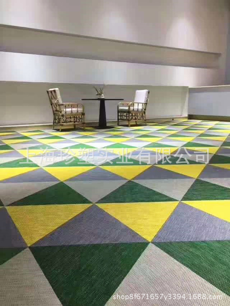 直销PVC编织地板编织pvc地毯编织纹pvc地胶办公酒店防滑地胶-阿里巴巴