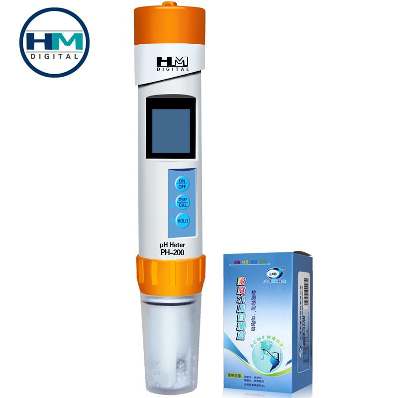 韩国HM ph200值测试笔ph计测水质酸碱度精密水质测试笔纸饮用水