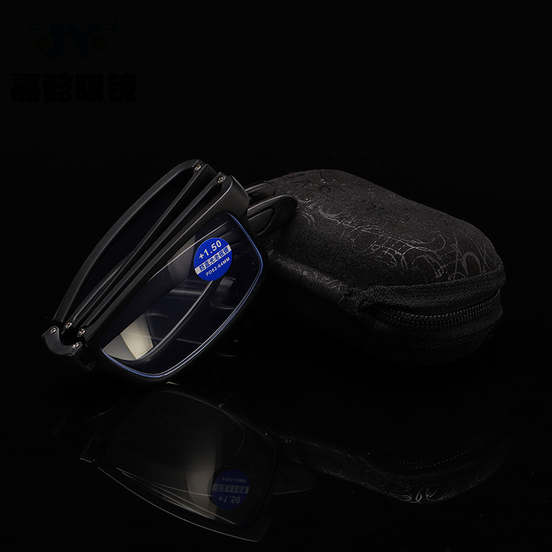 Cross-Border Hot-Selling Simple Folding Anti-Blue Light Reading Glasses, Portable Hanging Case, Transparent Hardened Resin Lenses, Folding Glasses Wholesale Cross-Border Hot-Selling Simple Folding Anti-Blue Light Reading Glasses, Portable Hanging Case, Transparent Hardened Resin Lenses, Folding Glasses Wholesale
