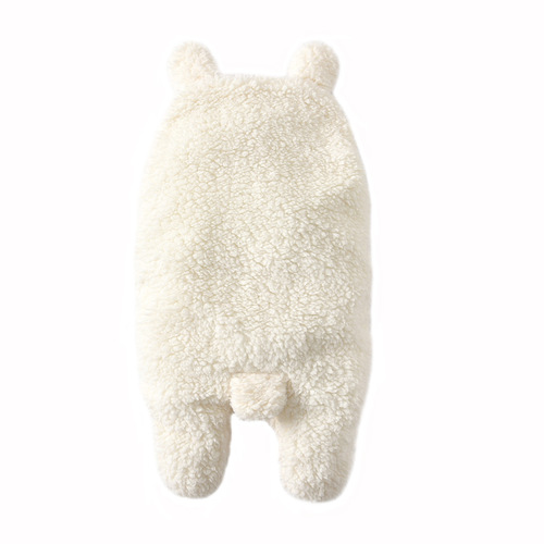 Soft Winter Baby Wrap, Cartoon Lamb Plush Blanket for Infants, Baby Blanket