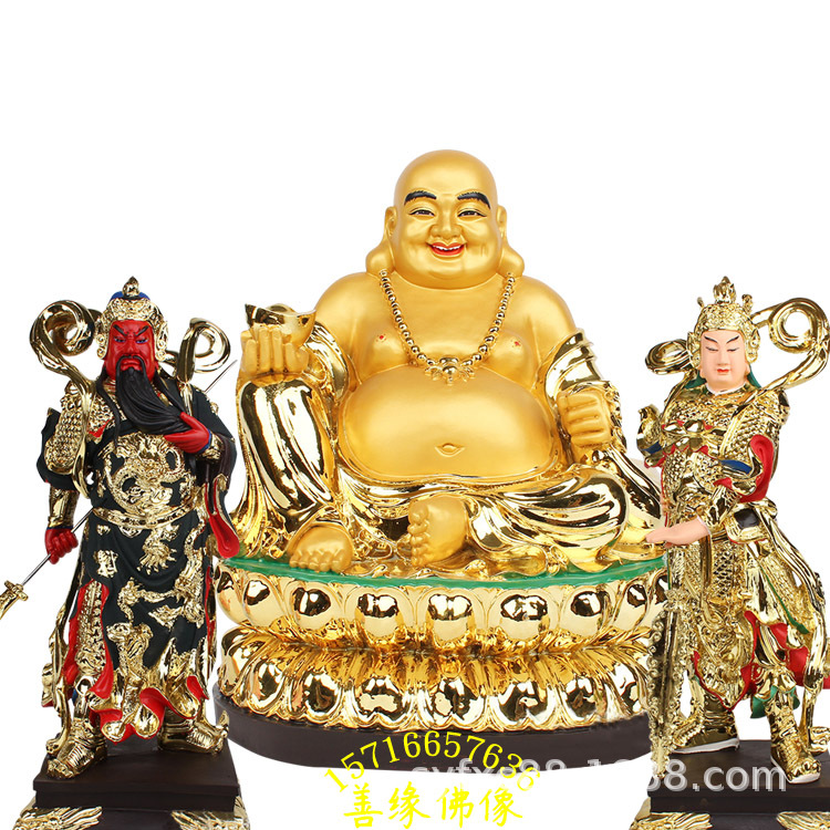 河北树脂佛像厂家批发 弥勒菩萨图片 金身大肚笑佛佛像 韦驮伽蓝-阿里巴巴