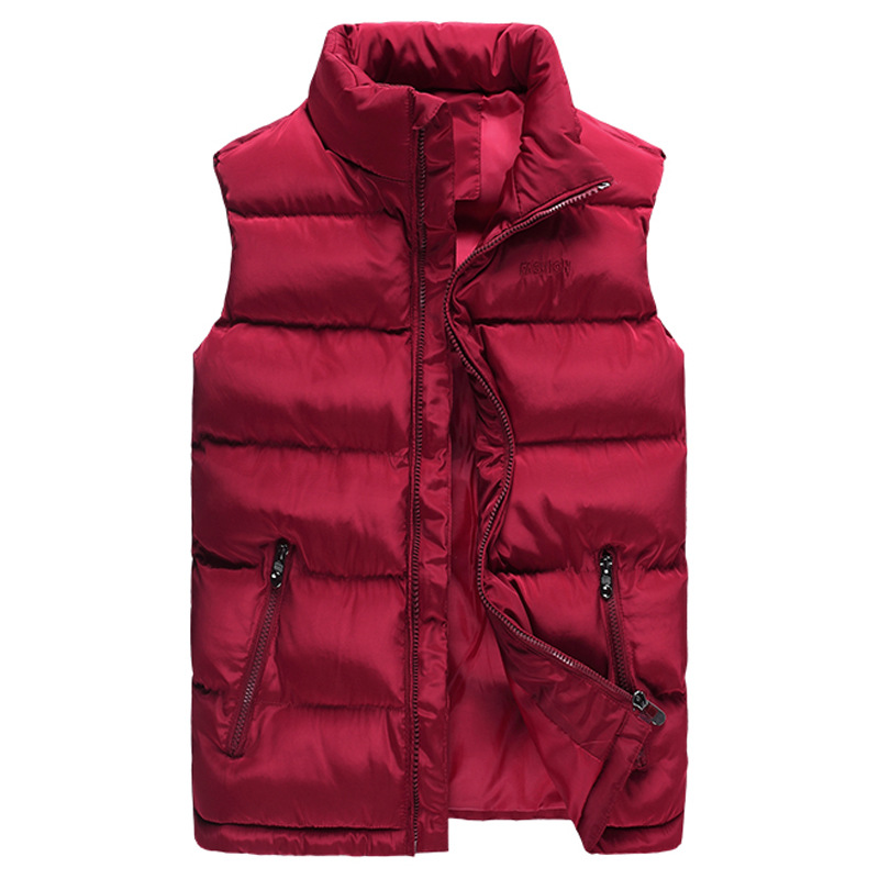 Transfronterizo chaleco de ropa de hombre de tamaño grande hombre otoño invierno cálido chaleco de algodón transfronterizo Amazon AliExpress chaqueta fabricantes de moda