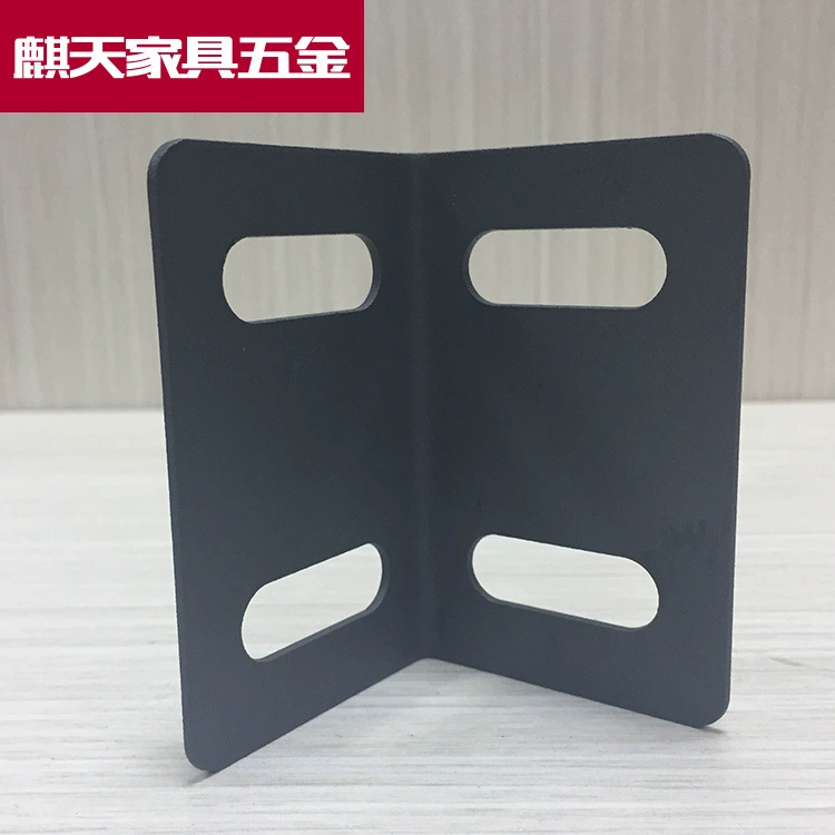 Manufacturer's direct bed corner code 8x10 four -hole bed corner code L shaped thick -angle code furniture connection fixed parts