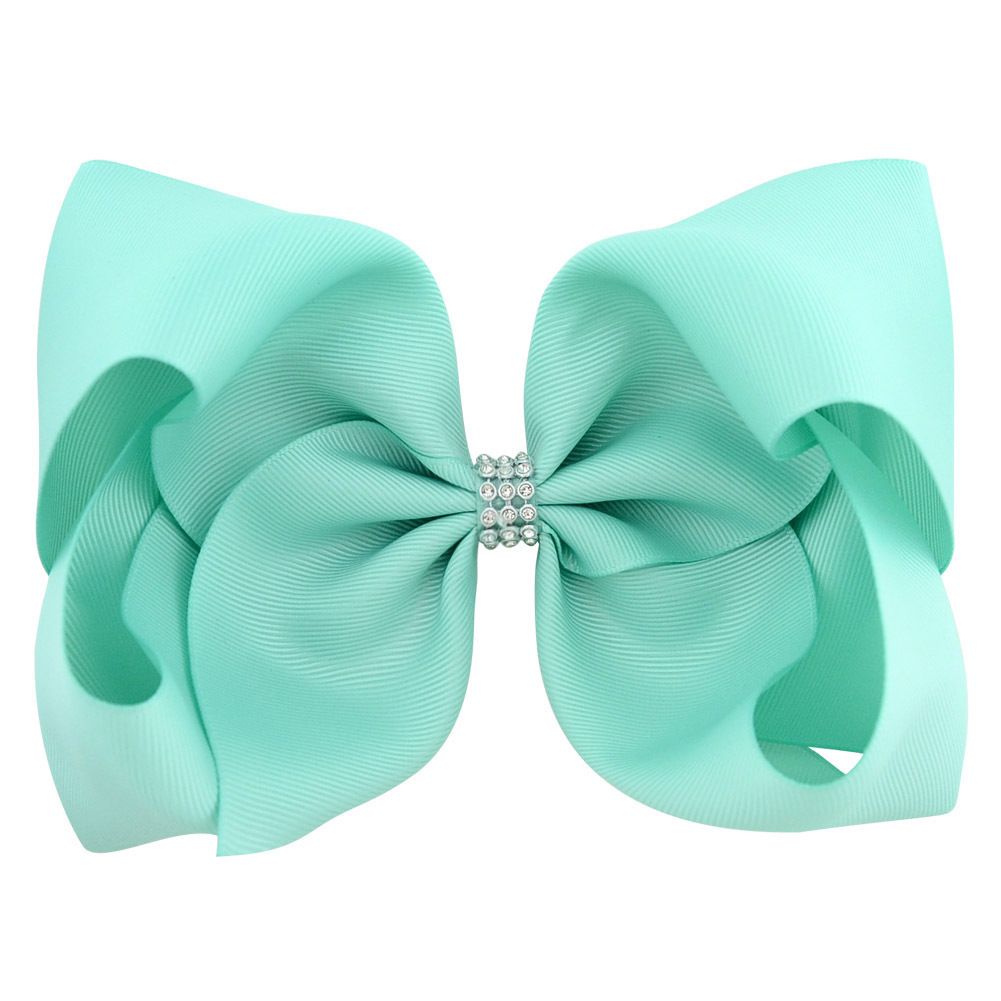 Candy Color 8 Inch Children's Bowknot Alice Flower Hairpin Set display picture 3