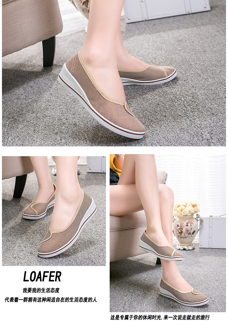 Mocassins femme en Toile - Ref 3440307 Image 11