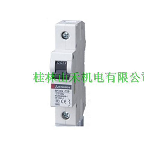 日本MITSUBISHI三菱电机小型断路器BH-D6 1P 1A TYPE C N (CH)