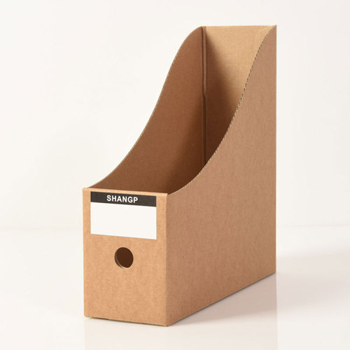 Desktop file storage box for paper documents, desk folder organizer, book storage shelf, bookstand box