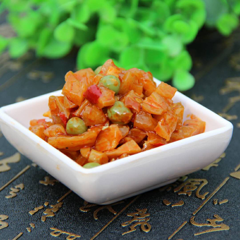 Spicy and spicy Dried radish bulk Radish Wuren Ding sauce 10 Jin/Spiced Pickles Full container wholesale