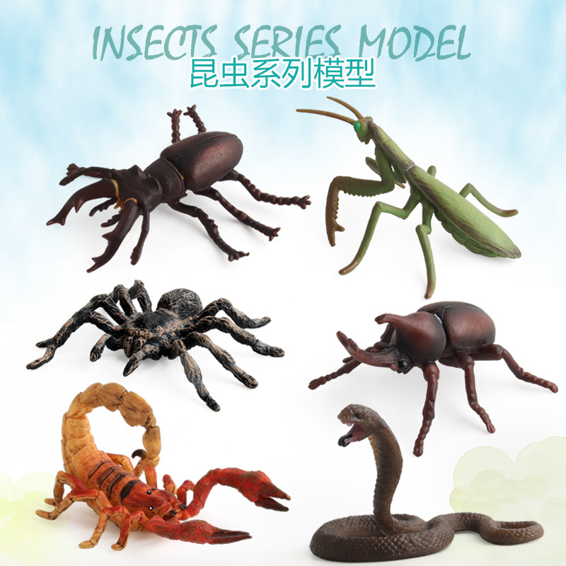 Sólido simulación insecto modelo animal escorpión Naruto Víbora modelo cognitivo de los niños decoración juguete Amazon