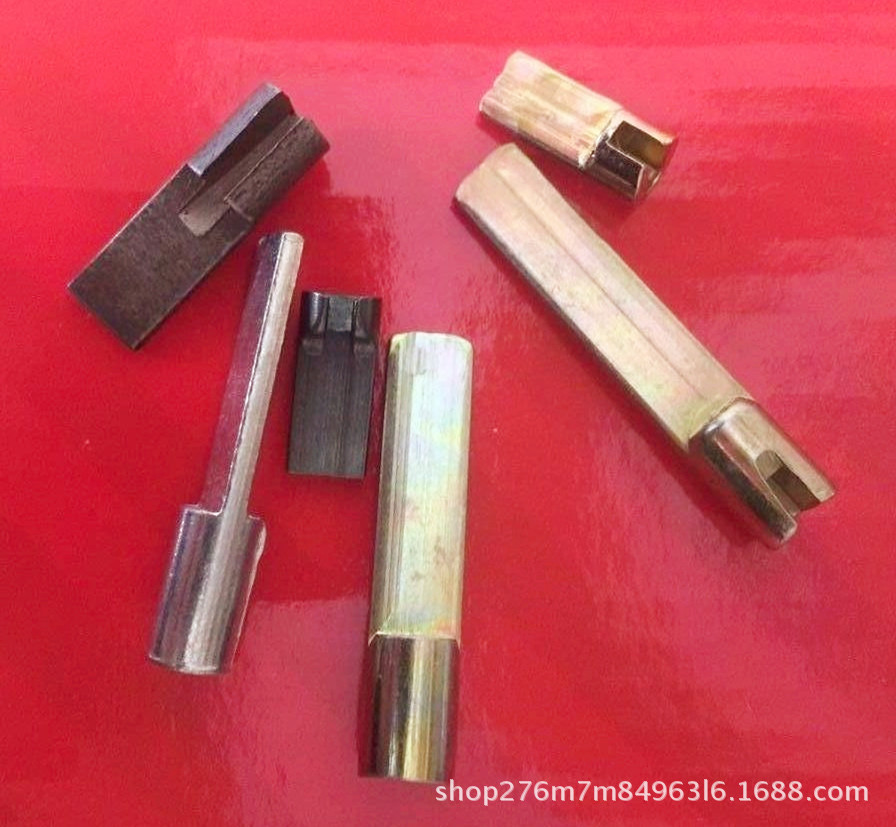 major Produce Locks Accessories Connecting rod A3 Iron Lock core Connecting piece customized Cold Heading machining