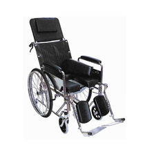 厂家出售老人残疾人铝合金带轮轮椅 泽丰医疗轮椅