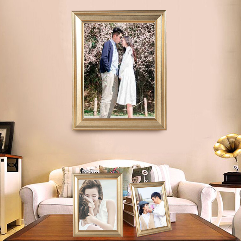 Photo frame Wall hanging European style Wedding photos 10 inch 12 16 18 20 A3a4 children Art Photo customized Oil Painting Frame