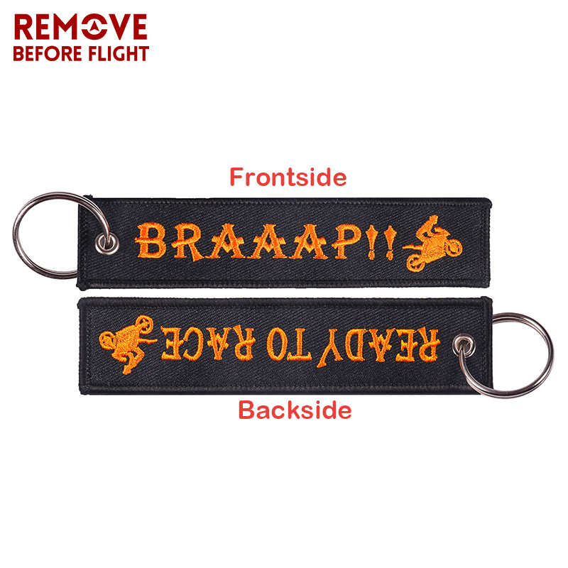 READY TO RACE BRAAAP KEY CHAIN