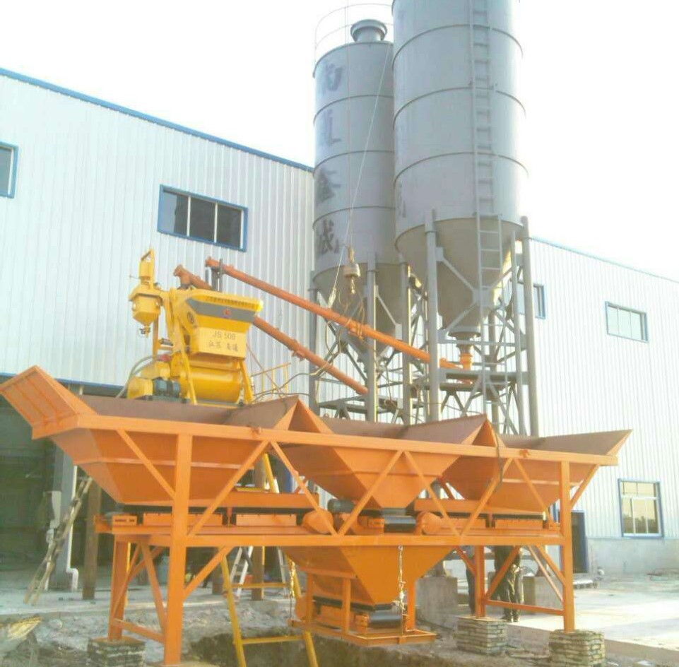 simple and easy concrete Mixing Station Supplying HZS25 concrete Mixing Station