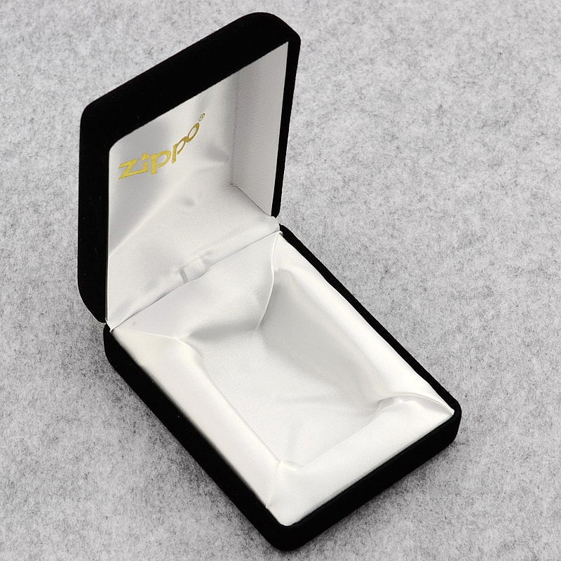 打火机礼品包装 实心底绒盒 黑蓝两色随机