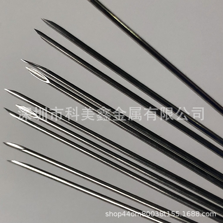304 不锈钢毛细管 仪表管  侧孔针管 斜口 磨尖 无毛细切割