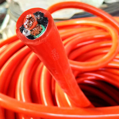 厂家生产起重吸盘电缆线专用2x16铜双钢丝电缆线2芯16平方电缆线|ms