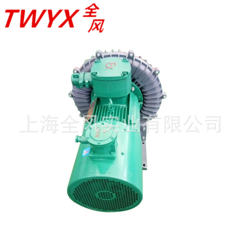 气体防爆高压风机 EXDIICT4隔爆型高压鼓风机 15KW变频防爆风机
