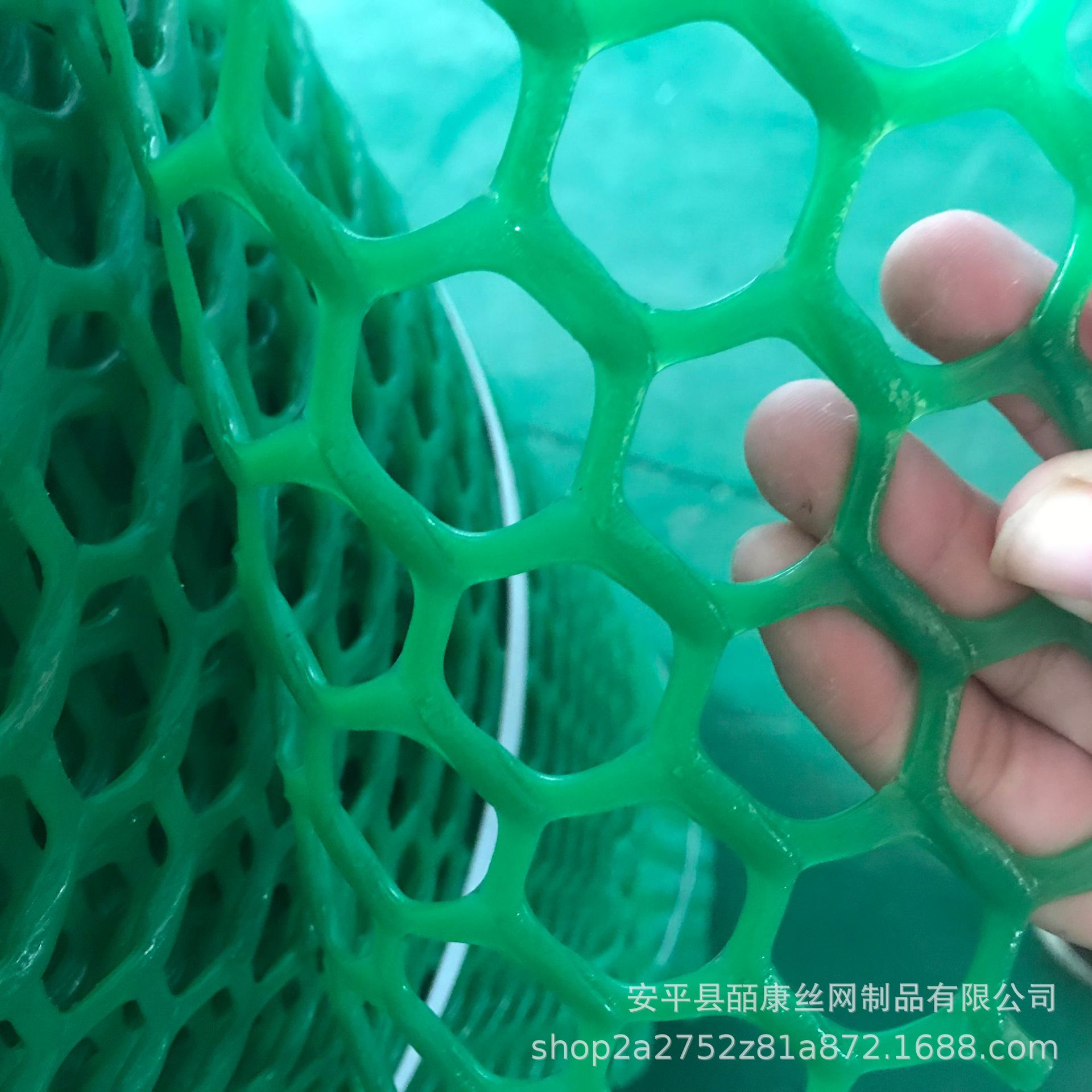 厂家直销全新料PE白色绿色塑料平网塑料养鸭网|ru