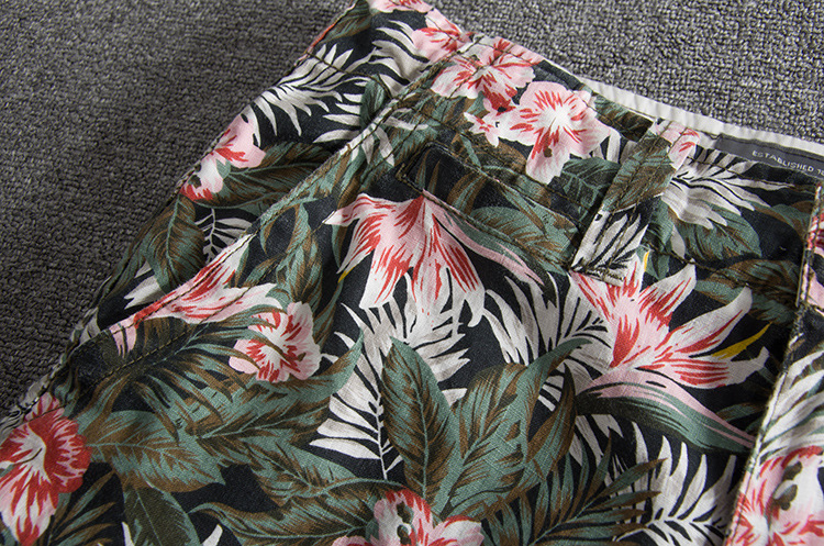 European and American leisure color tide washing linen breathable comfortable foreign trade original single men's casual shorts 11